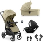 Hauk - ensemble de voyage 3 - en - 1 shop n care trio - poussette + nacelle + si�ge auto + adaptateurs ...