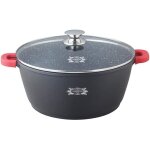 Haussmann h�ritage� faitout / marmite 40cm / 18. 5l avec rev�tement type pierre tous feux dont induction ...