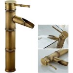 Haut robinet salle de bain robinet mitigeur lavabo robinetterie monotrou eau chaude et froide disponible ...