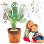 Jouet en peluche - hautstore - cactus chantant et dansant - 120 chansons - enregistrement - luminescent ...