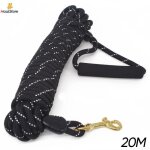 Hautstore longe pour chien 20m long laisse chien corde avec poign�e rembourr�e pour chiens de petites ...