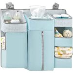 Hb. ye 7 in 1 suspendu organisateur de couches imperm�able pliable sac rangement lit b�b� caddy � couches ...