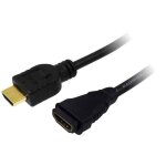 Cble hdmi de rallongement - logilink - 1. 4 - 10m - noir - high speed avec ethernet