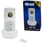 Hdsat hd101 lnb single t�te parabole universelle full hd 4k gain 65db
