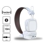 Casque circum - auriculaire - heden - evolution blanc - bluetooth - micro int�gr� - 15 heures dautonomie ...