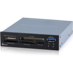 Heden lecmeme35u3 - lecteur de cartes m�moire interne pour baie 3. 5 avec 1 port usb 3. 0 - noir (ref ...