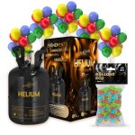 Hlium grande bouteille gaz dhlium pour 30 ballons + lot 50 ballons biodgradables multicolore - bonbonne ...