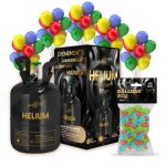 Hélium grande bouteille gaz dhélium pour 50 ballons + lot 50 ballons biodégradables multicolore - bonbonne ... Hélium grande bouteille gaz dhélium pour 50 ballons + lot 50 ballons biodégradables multicolore - bonbonne ...