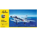 Maquette avion - heller - super etendard - starter kit - 1:72 - pour enfants � partir de 14 ans