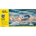 Maquette h�licopt�re - heller - uh - 72a lakota - 1:72 - starter kit - inclus colle et peintures