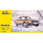 Maquette voiture - heller - mb 450 sl - 1:43 - plastique - pour adulte
