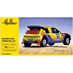 Heller - maquette voiture peugeot 205 turbo rally heller80189 1:43 - ref : 14521