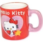 Hello kitty - mug relief rouge