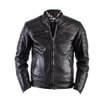 Helstons cruiser rag veste de moto en cuir noir s