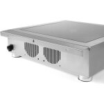 Plaque de cuisson � induction - hendi - 3500 d xl - 3500 w - gris - 59 cm