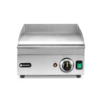 Hendi plancha �lectrique lisse 2000w inox plaque 8 mm 316�380 mm tiroir � graisse thermostat 300�c