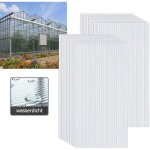 Hengmei 14 pi�ces plaques multi - parois en polycarbonate plaque � double paroi r�sistante aux uv pour ...