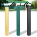 Brise - vue en pvc - hengmei - 300x160cm - anthracite - r�sistant aux uv - protection solaire