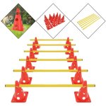 Hengmei kit de coordination de 18 pi�ces pour entra�nement de coordination haies dagilit� r�glable pour ...