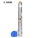 Pompe submersible - hengmei - 11 kw / 15 hp - acier inoxydable - 4 000 l / h - installation verticale ...