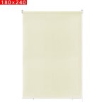 Hengmei store enrouleur d�roulant 180x240cm beige auvent vertical ext�rieur � enrouleur pare - vue pour ...