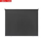 Hengmei store enrouleur occultant de protection solaire ext�rieur � enrouleur e balcon anthracite 180x140cm ...