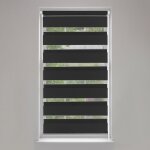 Hengmei store occultant store enrouleur z�br� 60x120cm noir