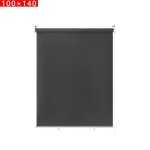 Hengmei store occultant de solaire protection ext�rieur � enrouleur e balcon 100x140cm anthracite