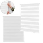 Hengmei store z�br� � tirage lat�ral avec pince - fixe sans per�age translucide et ombrage store enrouleur ...