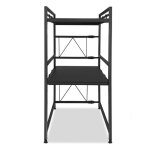 Hengmei support de four � micro - ondes longueur r�glable complet avec 8 crochets noir