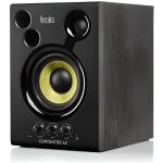 Hercules djmonitor 42 - enceintes de monitoring actives - 2 x 20w rms - woofer de 4 - caisson en bois ...