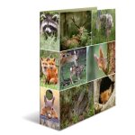 Classeur - herma - 7202 - a4 - noir - animaux des bois