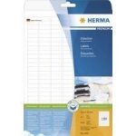 Herma premium �tiquettes adh�sives a4 635�339 mm - 25 feuilles blanc adh�sives permanentes