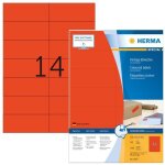 Herma �tiquettes de couleur (105 x 423 mm vers din a4 papier mat autocollant imprimable) lot de 1400 ...