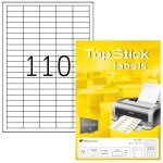 Herma topstick - �tiquettes autocollantes 11000 pcs 381 x 127 mm blanc