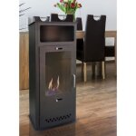 Hermes po�le au bio �thanol pour appartements de purline design classique du po�le a bois.