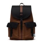 Herschel sac � dos marron noir pour femme - dawson backpack saddle / black 190096