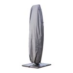 Hesp�ride - housse de protection pour parasol d�centr� s hambo - 30 x 60 x 210 cm - gris