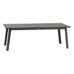 Hesp�ride - table de jardin pavane en aluminium - 12 places