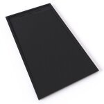 Hiemal receveur de douche + bonde aspect pierre couleur - noir modèle - 90 x 160 cm Hiemal receveur de douche + bonde aspect pierre couleur - noir modèle - 90 x 160 cm