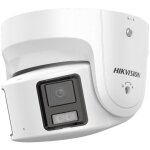 Hikvision cam�ra ip d�me 8 mp ff 4 mm ir 40m colorvu / panoramique 180� - ds - 2cd2387g2p - lsu / sl(4mm)(c) ...