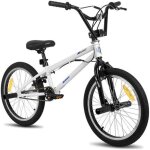 Hiland 20 kids bmx freestyle bike avec 2 repose - pieds en acier et roue libre rotation � 360 degr�s ...