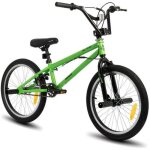 Hiland 20 kids bmx freestyle bike avec 2 repose - pieds en acier et roue libre rotation � 360 degr�s ...