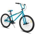 Hiland 24 kids bmx freestyle bike avec 2 repose - pieds en acier et roue libre rotation � 360 degr�s ...