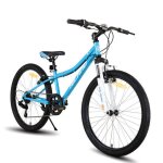 Hiland v�lo enfant 24 pouces d�railleur shimano 7 vitesses vtt unisexe fourche suspendue freins v - brake ...