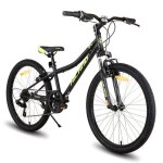 Hiland v�lo enfant 24 pouces d�railleur shimano 7 vitesses vtt unisexe fourche suspendue freins v - brake ...