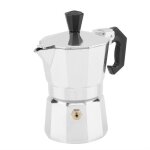 Hililand cafeti�re en aluminium 50 ml 1 tasse en aluminium de type italien moka pot cafeti�re expresso ...