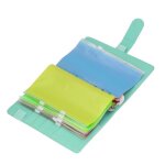 Classeur de budget - hililand - a6 - cuir pu - �tanche - 6 trous pr� - perfor�s