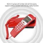 Hililand t�l�phone mural fsk / dtmf identification de lappelant t�l�phone t�l�phone filaire bureau mettre ...