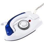 Fer � repasser � vapeur portatif - hililand - contr�le de temp�rature - pliable - prise ue 220v - blanc ...